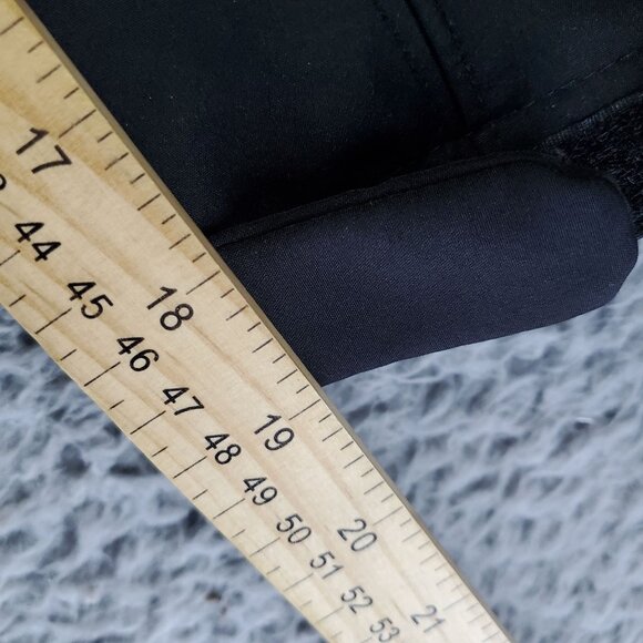 Sonic Jacket Womens Medium Black Bonded Fleece Full Zip Logo Stretch - Picture 7 of 10